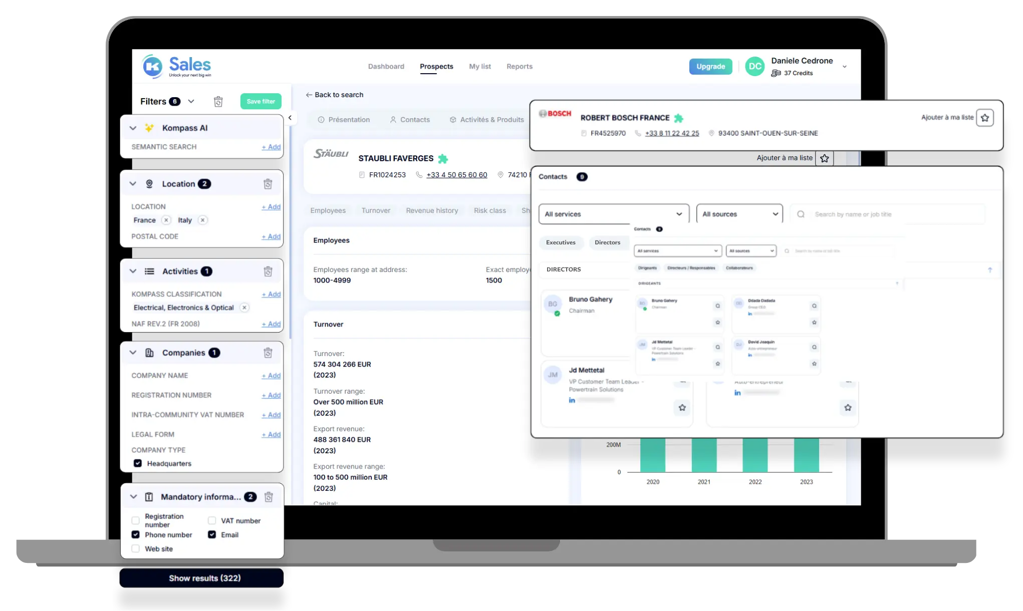 Search for the right leads faster